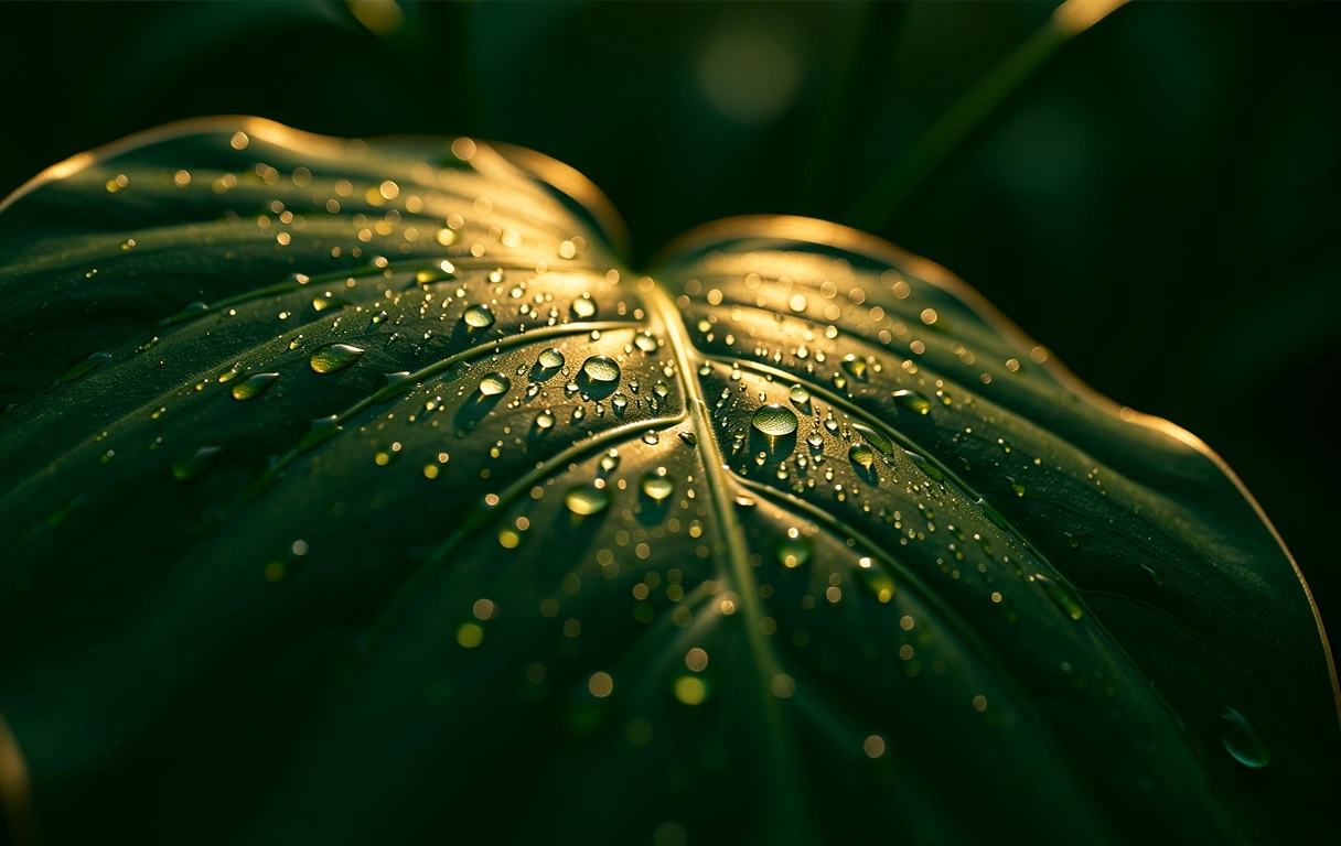 Botanical transparency background