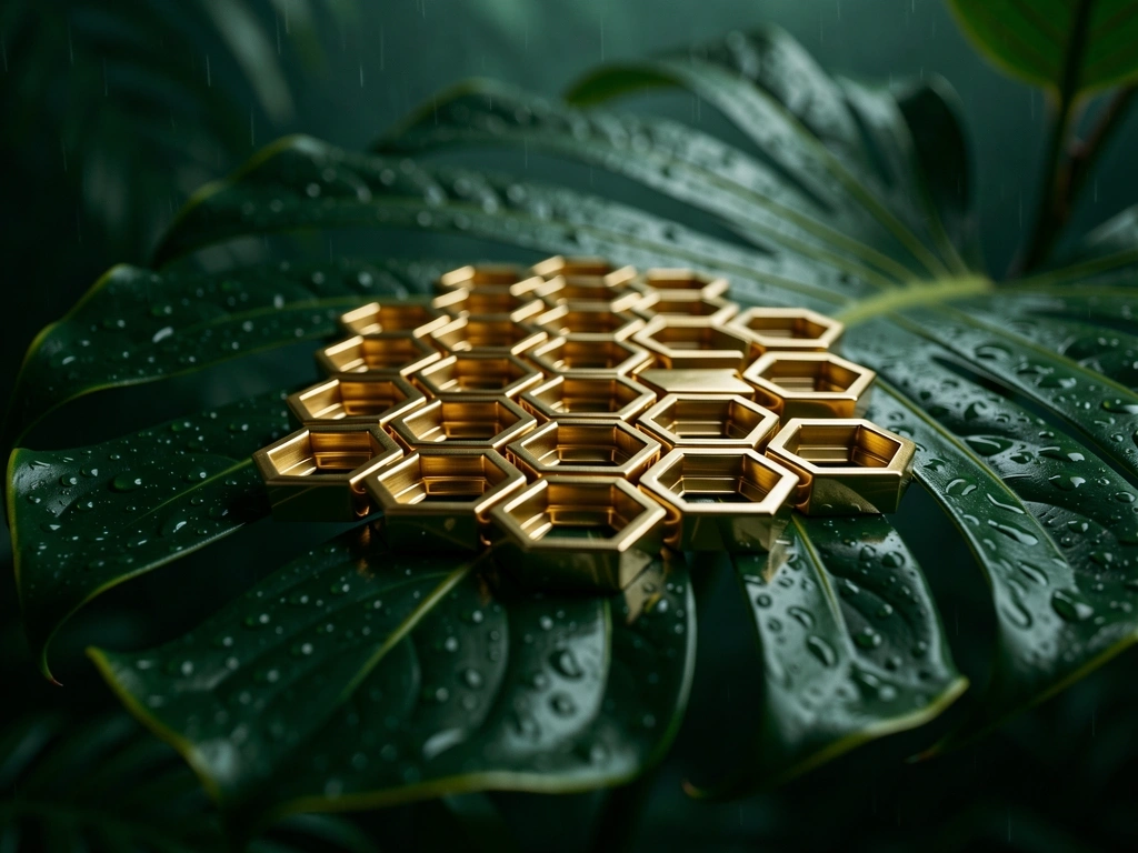 Abstract molecular pattern
