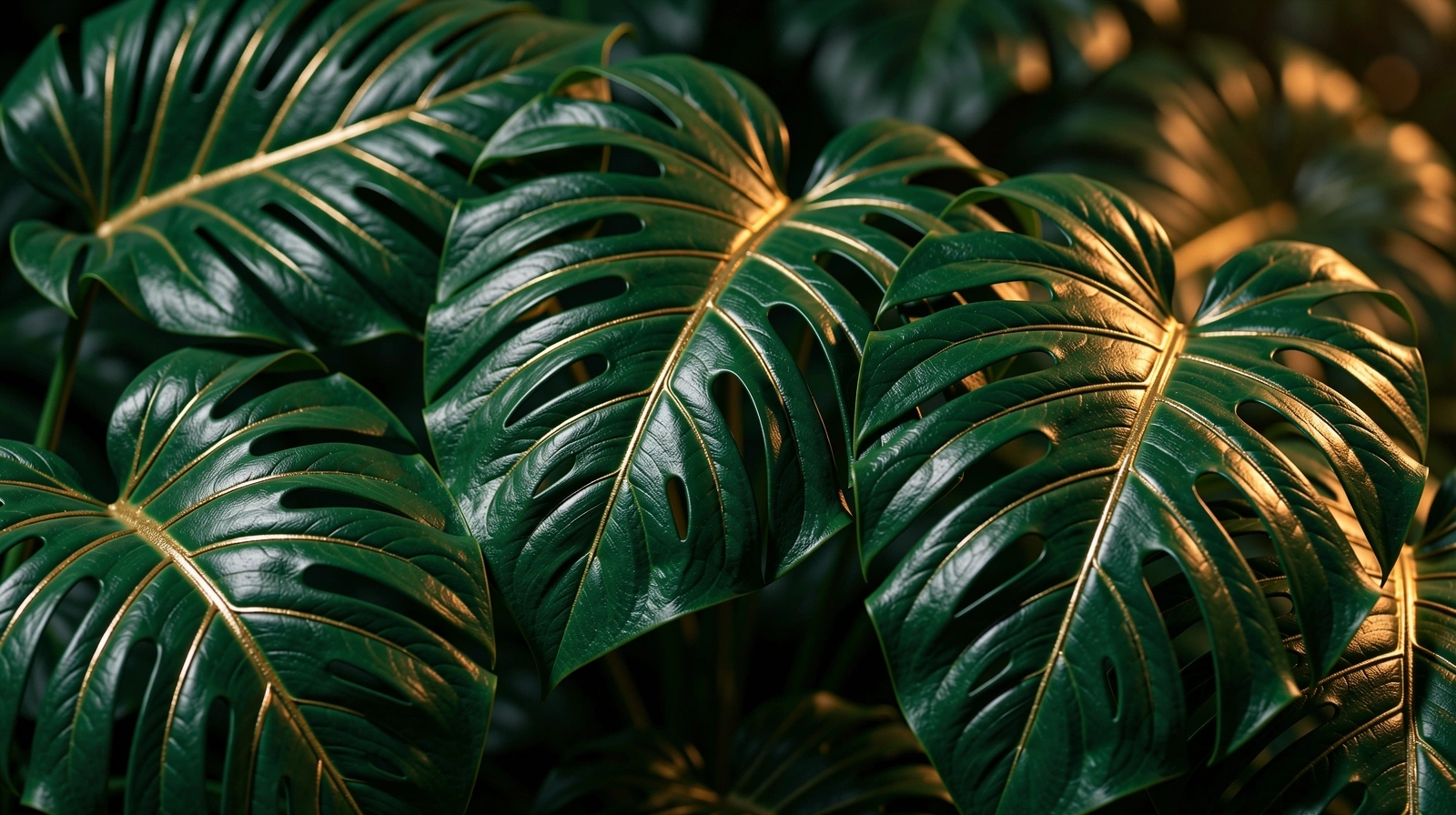 Background botanical layers